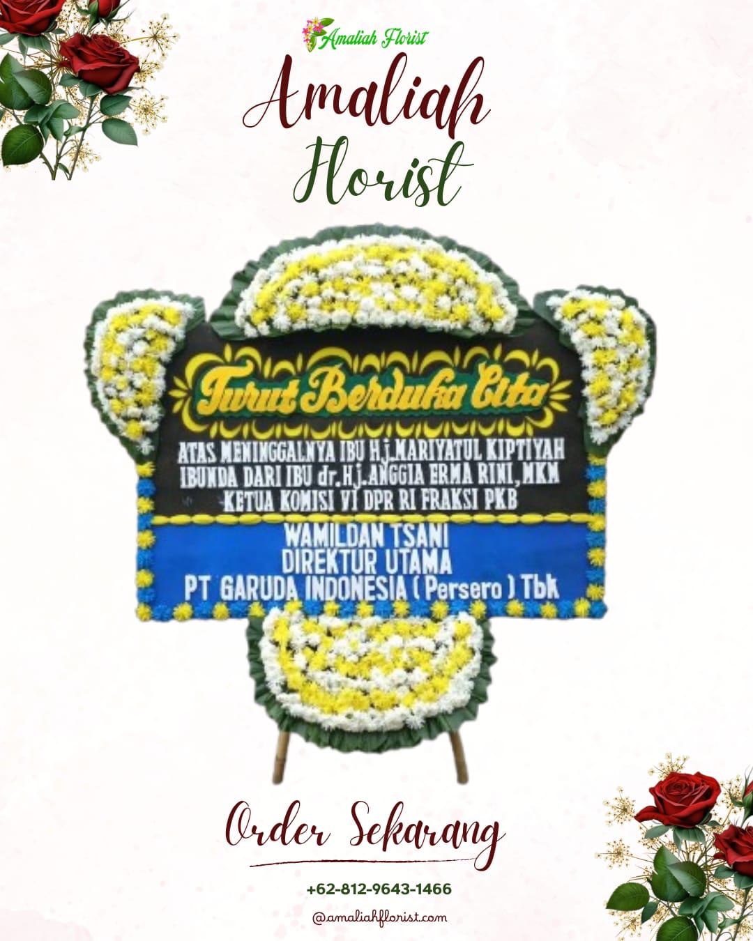 Papan Bunga Duka Seberang Ulu Ii